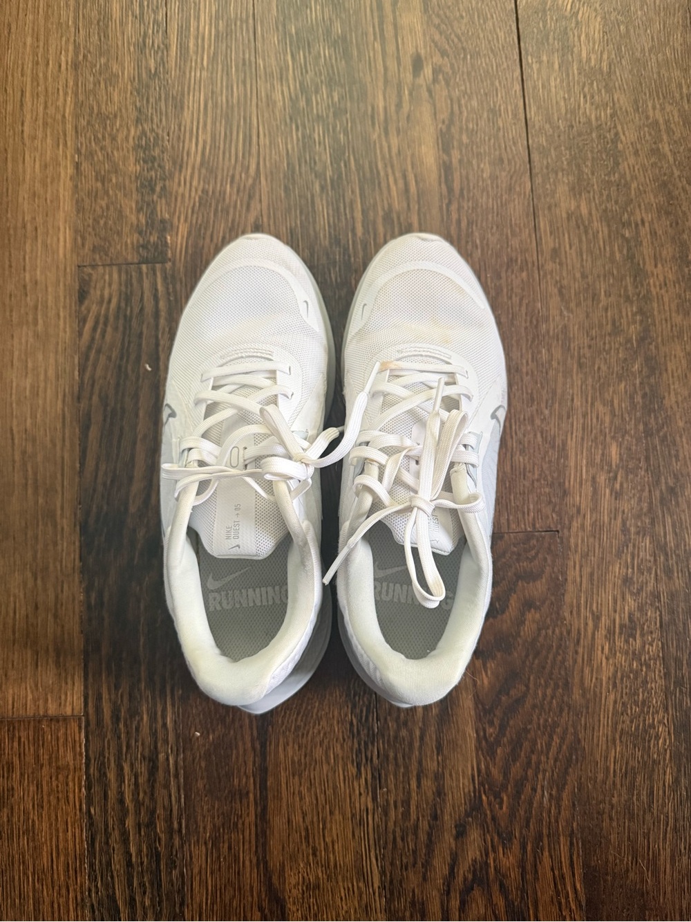 Nike White Low-Top Athletic Sneakers